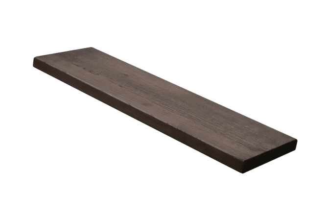 Eiken traptreden op maat - Monocoat Chocolate